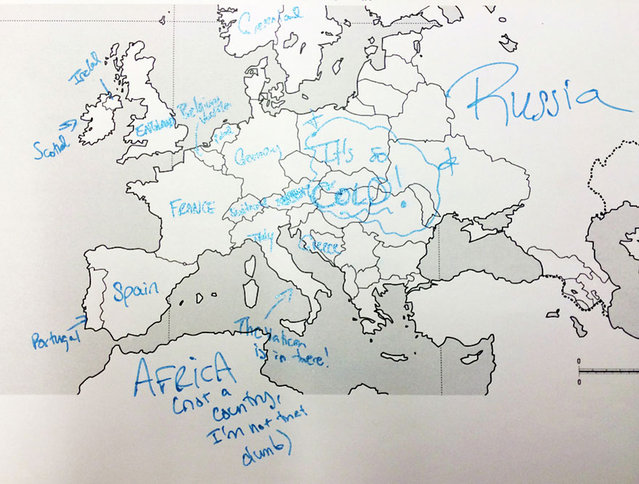 Americans Try To Place European Countries On A Map Part 1