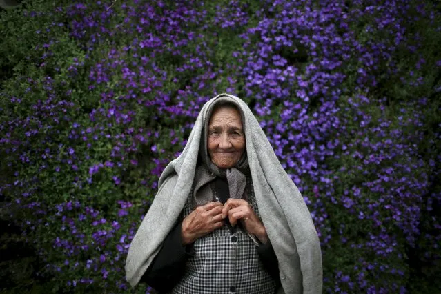 Zulmira Jesus poses for a portrait at a street in Povoa de Agracoes, near Chaves, Portugal April 19, 2016. (Photo by Rafael Marchante/Reuters)