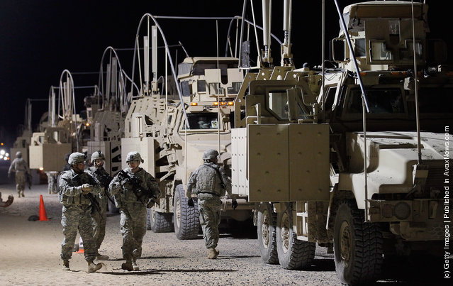U.S. Forces Withdraw From Iraq Into Kuwait, After 8-Year Presence
