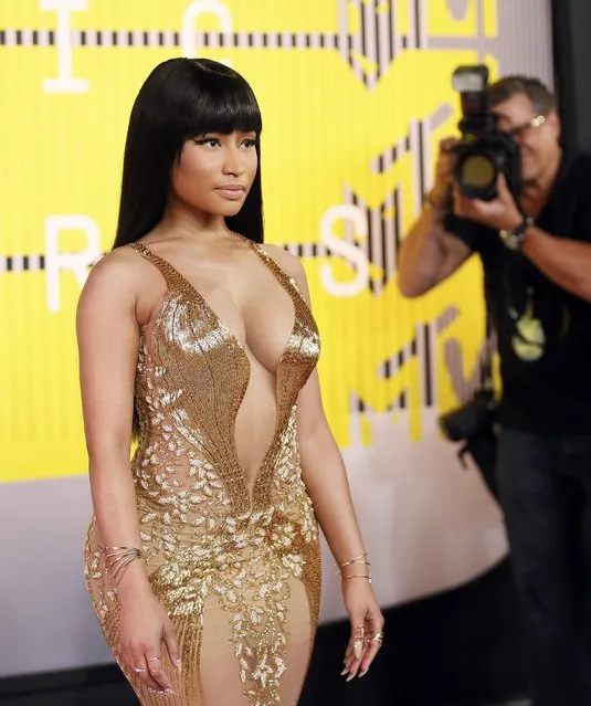 Recording artist Nicki Minaj arrives at the 2015 MTV Video Music Awards in Los Angeles, California, August 30, 2015. (Photo by Danny Moloshok/Reuters)