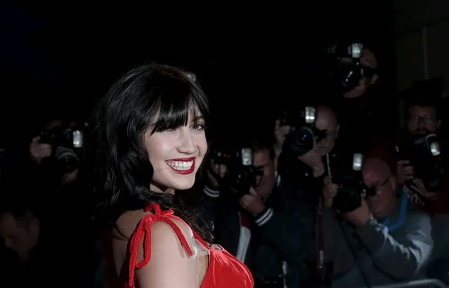 Model Daisy Lowe arrives for the GQ Men of the Year Awards at the Royal Opera House in London, Britain September 8, 2015. (Photo by Suzanne Plunkett/Reuters)