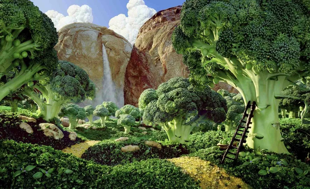 “Foodscapes” by Carl Warner