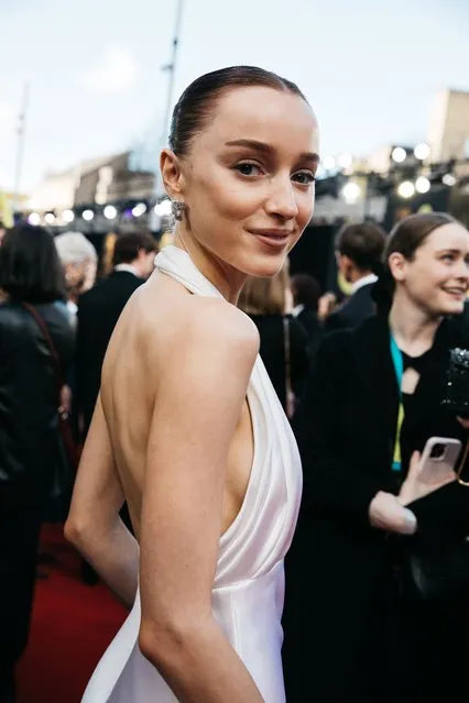 English actress Phoebe Dynevor attends the 2024 EE BAFTA Film Awards at The Royal Festival Hall on February 18, 2024 in London, England. (Photo by Iona Wolff/BAFTA via Getty Images)