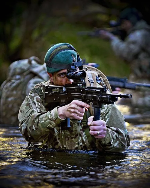 Royal Marines from 43 Cdo conducting routine training drills in and around Glen Fruin by CPOA(Phot) Thomas McDonald taken from the portfolio which earned The Commandant General Royal Marines Prize in the annual Peregrine Trophy awards. (Photo by Thomas McDonald/PA Wire)