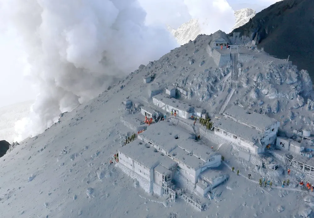 Volcano Erupts in Japan