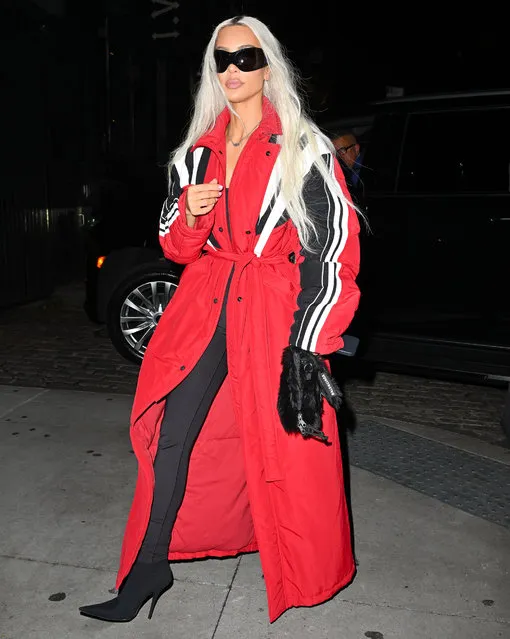 American media personality and socialite Kim Kardashian arrives to Zero Bond on November 02, 2022 in New York City. (Photo by James Devaney/GC Images)