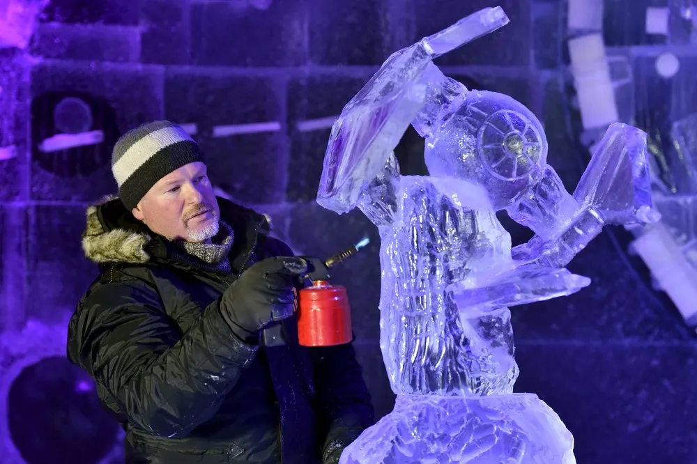 Ice Sculpture Festival in Belgium