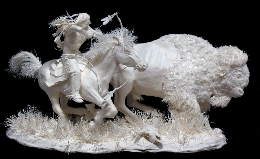 Paper Sculptures by Allen and Patty Eckman