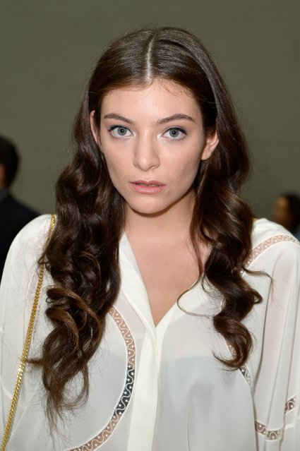 PARIS, FRANCE - MARCH 08:  Singer Lorde attends the Chloe show as part of the Paris Fashion Week Womenswear Fall/Winter 2015/2016 on March 8, 2015 in Paris, France.  (Photo by Pascal Le Segretain/Getty Images)