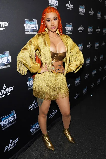 Rapper Cardi B attends Power 105.1's Powerhouse 2018 at Prudential Center on October 28, 2018 in Newark, New Jersey. (Photo by Dave Kotinsky/Getty Images for Power 105.1)