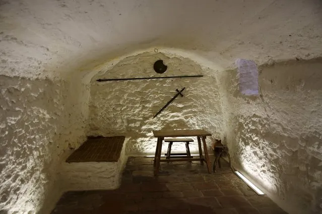 The cave where according to local legend Cervantes was incarcerated and wrote part of “The Ingenious Gentleman Don Quixote” in the town of Argamasilla de Alba, Spain, April 7, 2016. (Photo by Susana Vera/Reuters)