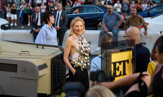 Actress Cate Blanchett attends the “Borderlands” special fan event at the TCL Chinese Theatre in Los Angeles, California, USA, 06 August 2024. (Photo by Allison Dinner/EPA/EFE)