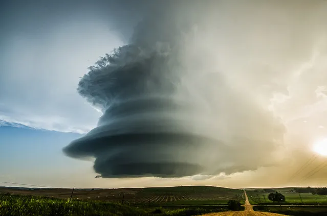 “Monster Ahead”. Storm system we were chasing in Nebraska. Photo location: Broken Bow, Nebraska. (Photo and caption by Vanessa Neufeld/National Geographic Photo Contest)