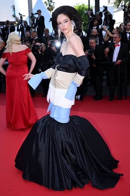 Canadian fashion model Coco Rocha attends the "The History Of Sound” red carpet at the 78th annual Cannes Film Festival at Palais des Festivals on May 21, 2025 in Cannes, France. (Photo by Lionel Hahn/Getty Images)