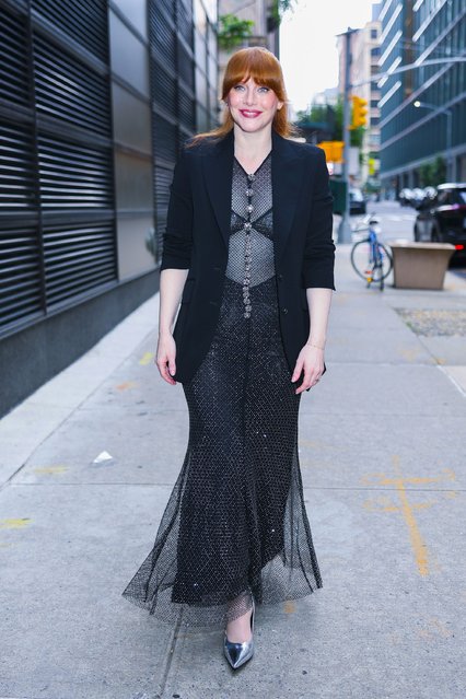 American actress Bryce Dallas Howard is seen at “Watch What Happens Live with Andy Cohen” in Hudson Square on June 09, 2025 in New York City. (Photo by Aeon/GC Images)