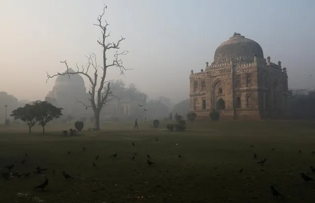 A general view of the Lodhi Garden on a smoggy morning in New Delhi, India, December 23, 2020. (Photo by Anushree Fadnavis/Reuters)