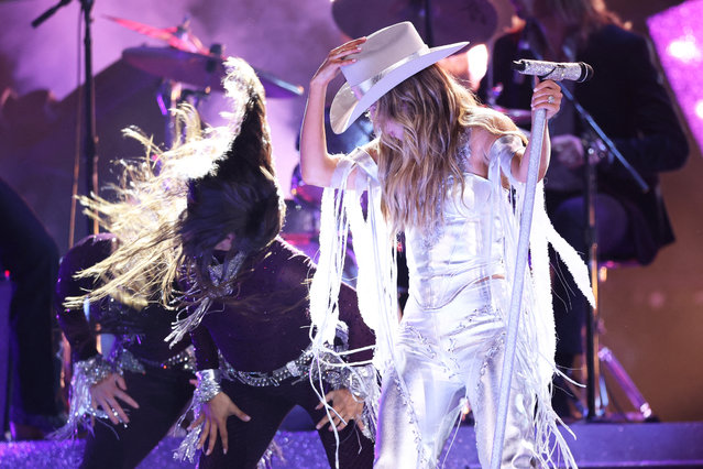 Lainey Wilson performs at the 59th Annual Country Music Association Awards in Nashville, Tennessee, U.S., November 19, 2025. (Photo by Seth Herald/Reuters