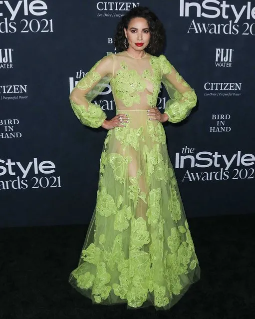 Celebrities attending the 6th Annual InStyle Awards 2021 held at the Getty Center in Los Angeles, California on November 15, 2021. Pictured: American actress Jurnee Smollett. (Photo by Image Press/Backgrid USA)