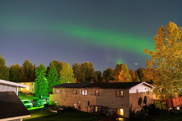 Northern lights (Aurora Borealis) illuminate the sky in Alaska, United States on September 16, 2024. (Photo by Hasan Akbas/Anadolu via Getty Images)