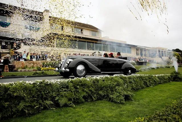 A 1936 Lancia Astura Pinin Farina Cabriolet owned by Richard Mattei wins the Best of Show prize at the Concours d'Elegance in Pebble Beach, California, U.S. August 21, 2016. (Photo by Michael Fiala/Reuters/Courtesy of The Revs Institute)