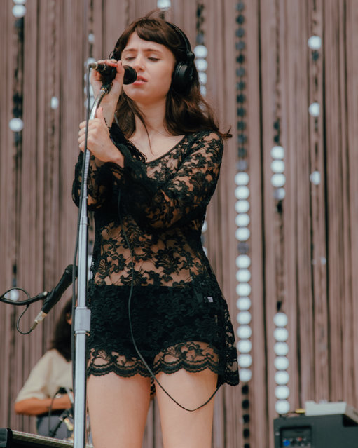 American singer-songwriter Clairo at the 2025 Governors Ball Music Festival held at Flushing Meadows Corona Park on June 07, 2025 in New York, New York. (Photo by Sara Feigin)