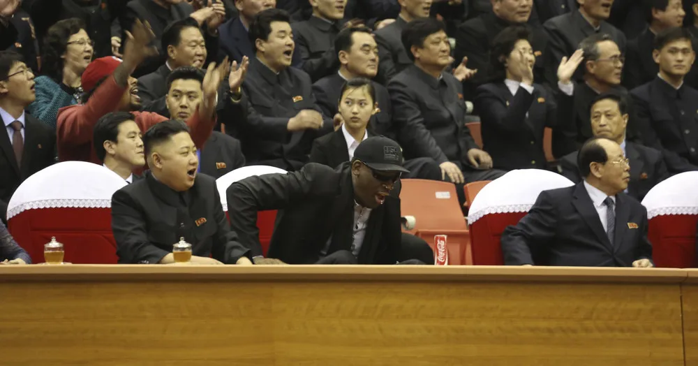 Dennis Rodman and Kim Jong-Un