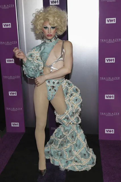 Aquaria attends VH1's Trailblazer Honors at the Cathedral of St. John the Divine on Thursday, June 21, 2018, in New York. (Photo by Brent N. Clarke/Invision/AP Photo)