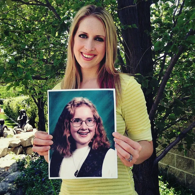 Autumn. Then: 13 years old, 7th grade, Herndon, VA.
Now: 32 years old, Communications Manager for the Utah Chapter of the Make-A-Wish Foundation, residing in Salt Lake City, UT. (Photo by Awkward Years Project)