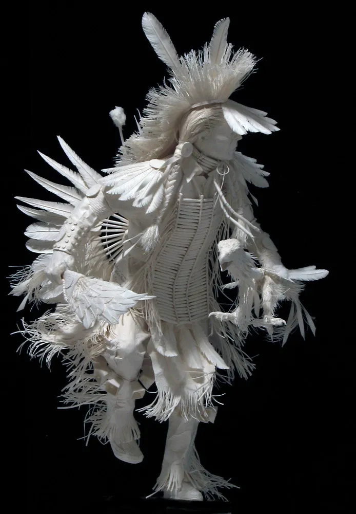 Paper Sculptures by Allen and Patty Eckman