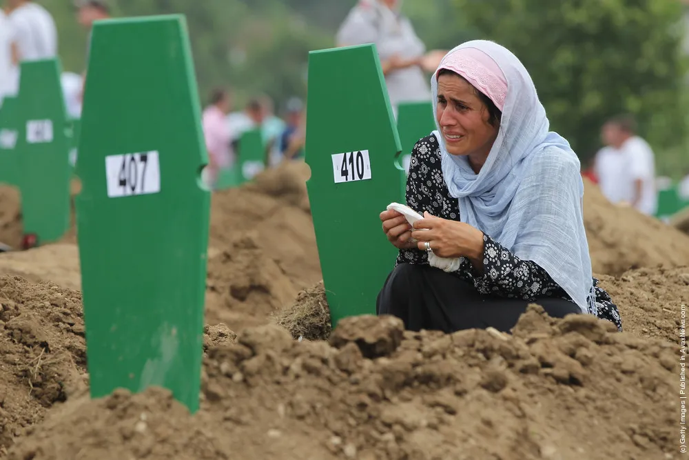 Mass Burial Of More Srebrenica Massacre Victims