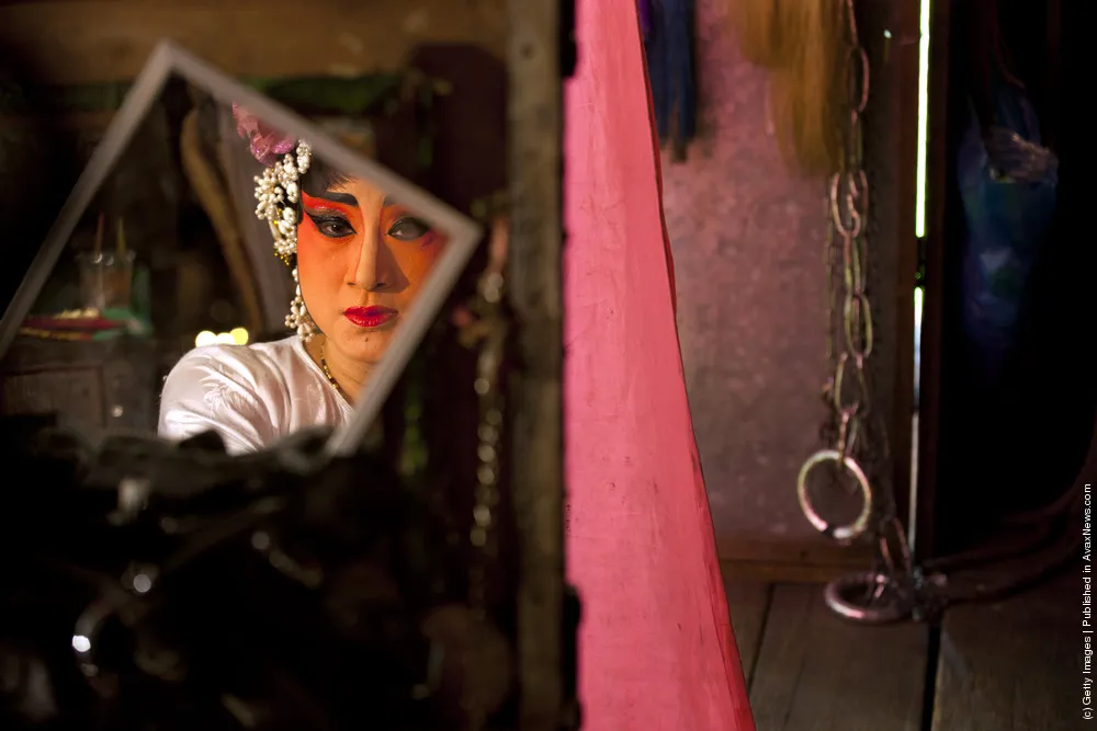 Behind The Scenes At The Chinese Opera In Thailand