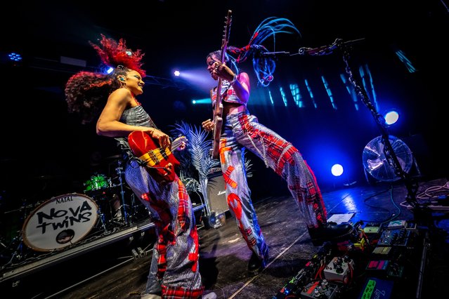 Georgia South and Amy Love of English rock duo Nova Twins perform on stage during the “Supernova” tour at Santeria Toscana 31 on March 28, 2023 in Milan, Italy. (Photo by Francesco Prandoni/Getty Images)