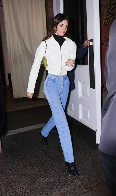 Kendall Jenner is seen on November 20, 2019 in New York City. (Photo by Jackson Lee/GC Images)