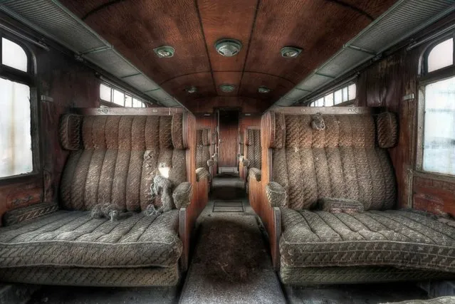 The Orient Express – One of the smoking cabins of this forgotten train. (Photo by Niki Feijen)