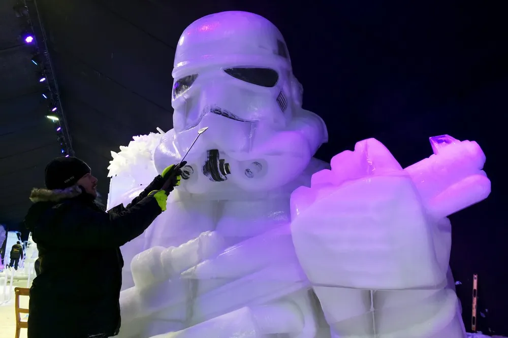 Ice Sculpture Festival in Belgium