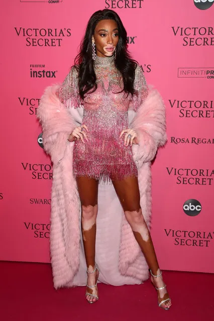 Winnie Harlow attends the 2018 Victoria's Secret Fashion Show After Party on November 8, 2018 in New York City. (Photo by Astrid Stawiarz/Getty Images for Victoria's Secret)