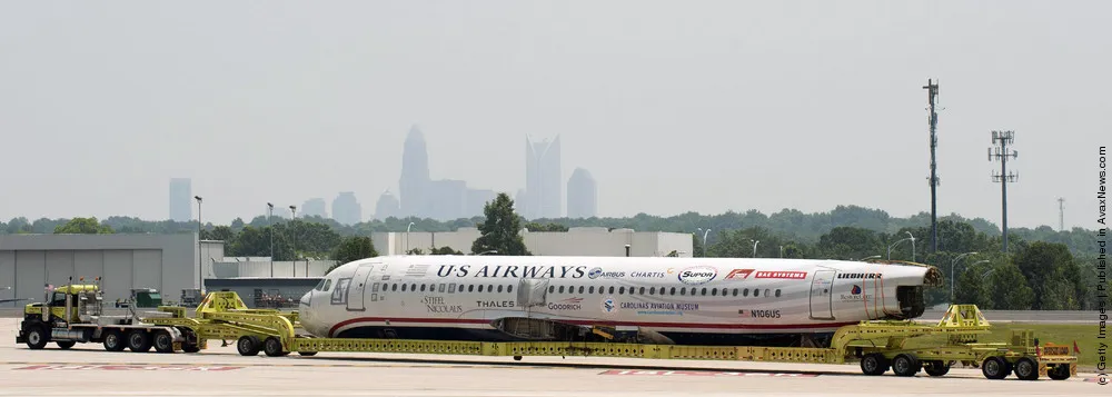 «Miracle On The Hudson» Plane Arrives In Charlotte