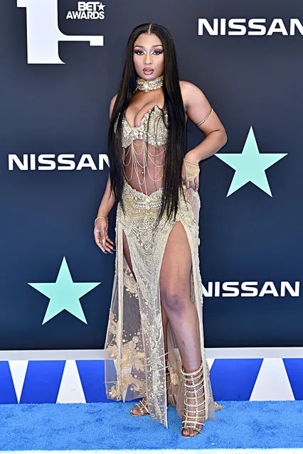 Megan Thee Stallion attends the 2019 BET Awards on June 23, 2019 in Los Angeles, California. (Photo by Aaron J. Thornton/Getty Images for BET)