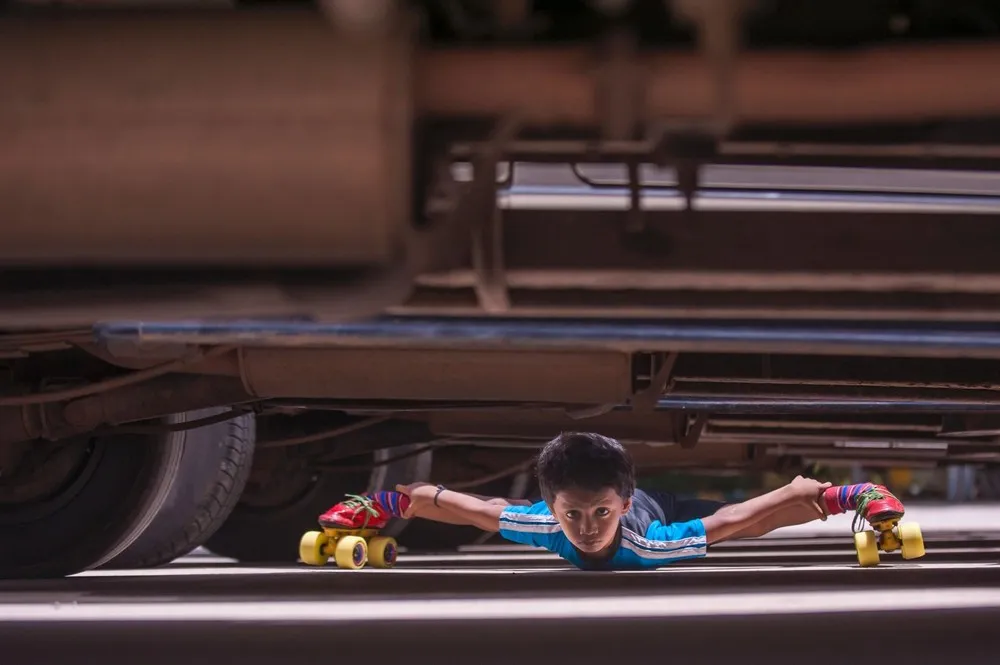 Six-year-old Roller Skater Gagan Satish