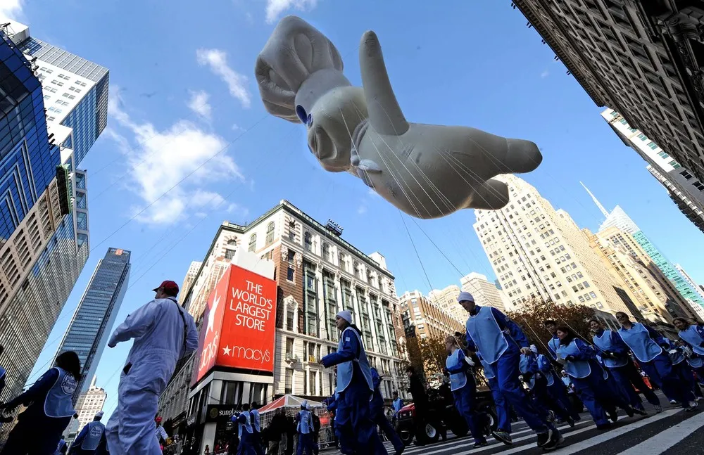 Millions Turn Out For Annual Macy's Thanksgiving Day Parade In New York