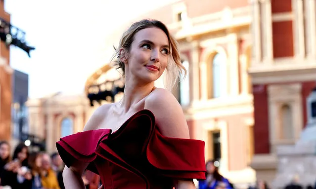 Jodie Comer attends The Olivier Awards 2023 at Royal Albert Hall on April 2, 2023 in London, England. (Photo by Jordan Pettitt/PA Wire Press Association)