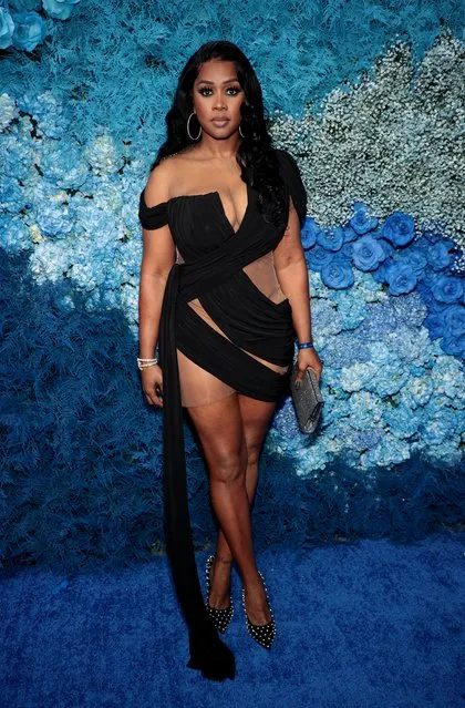 American rapper Remy Ma attends Jay-Z's 40/40 Club 18th Anniversary at 40 / 40 Club on August 28, 2021 in New York City. (Photo by Dimitrios Kambouris/Getty Images)