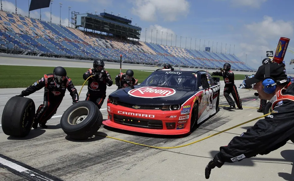 NASCAR Xfinity series auto race at Chicagoland Speedway