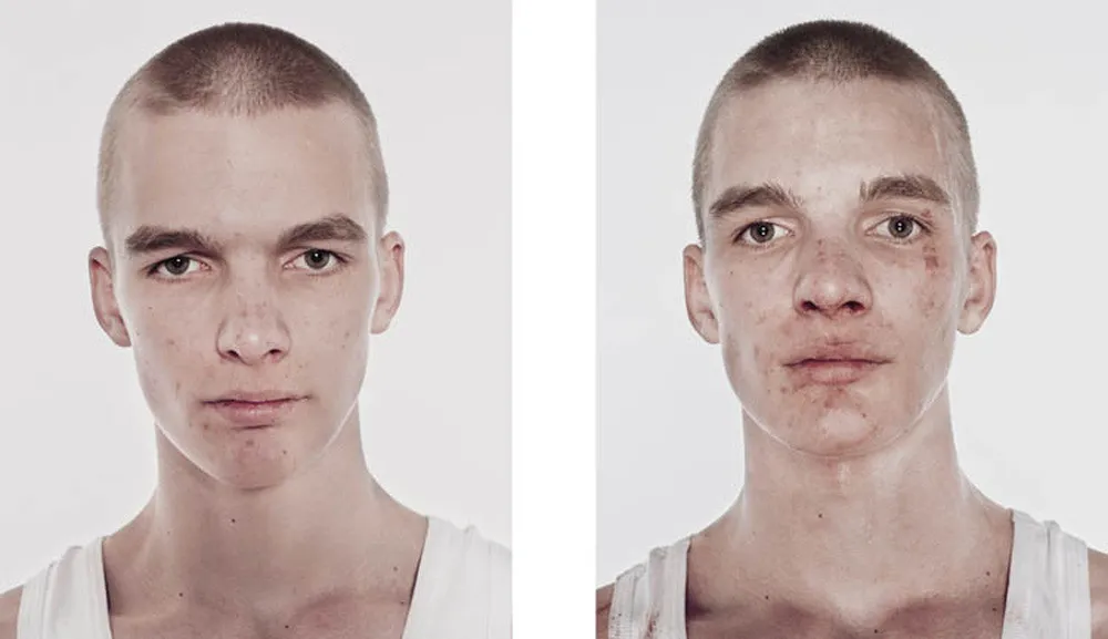 Portraits of Boxers, Before and After by Nicolai Howalt