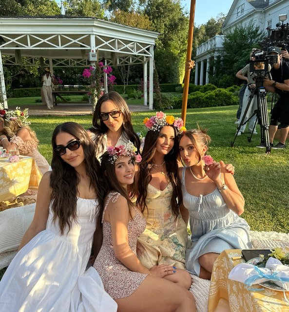 American actress and socialite Kyle Richards on June 9, 2025 shares a sweet family shot with her daughters. (Photo by kylerichards18/Instagram)