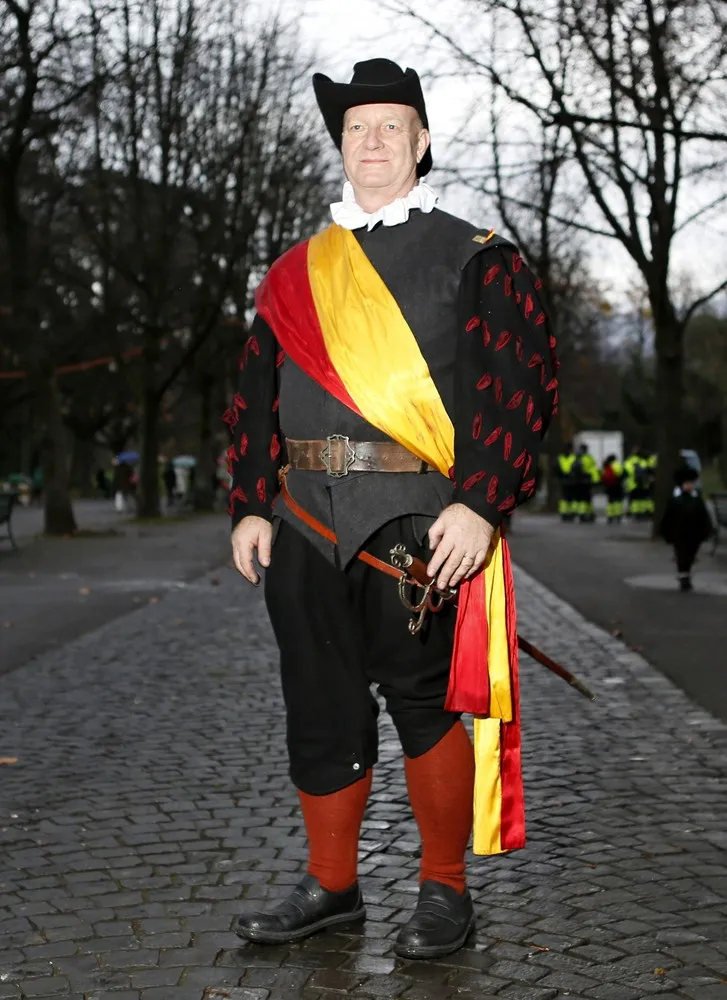 The Annual Procession of the Fete de l'Escalade in Switzerland