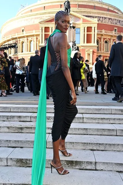 Ugandan-British actress Sheila Atim attends The Olivier Awards 2023 at Royal Albert Hall on April 2, 2023 in London, England. (Photo by Dave Benett/Getty Images)