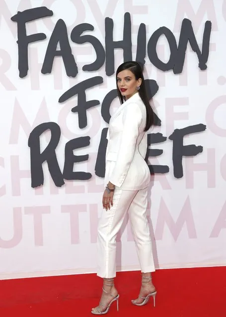 Sonia Ben Ammar poses for photographers upon arrival at the Fashion For Relief 2018 event during the 71st international film festival, Cannes, southern France, Sunday, May 13, 2018. (Photo by Eric Gaillard/Reuters)