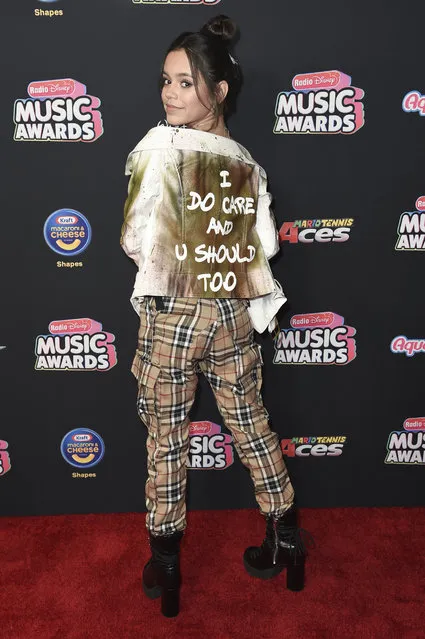 Jenna Ortega attends the 2018 Radio Disney Music Awards at Loews Hotel on Friday, June 22, 2018, in Los Angeles. (Photo by Richard Shotwell/Invision/AP Photo)
