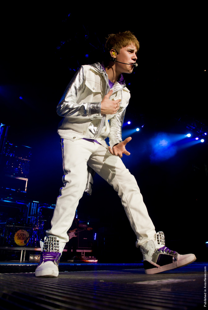 Justin Bieber Performs At the 02 Arena